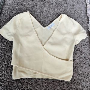 Babaton V-Neck Crop Top